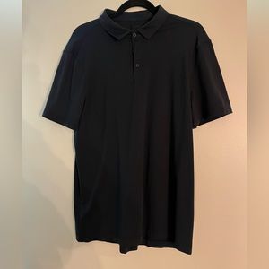 lululemon men’s metal tech vent polo hardly worn - size L